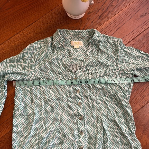 ☀️🏝️ 10 for $20 Maeve Rochelle Button Down Blouse - Picture 5 of 7